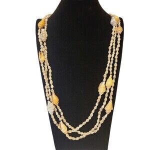 Vintage Shell Necklace Set Of Three Strings